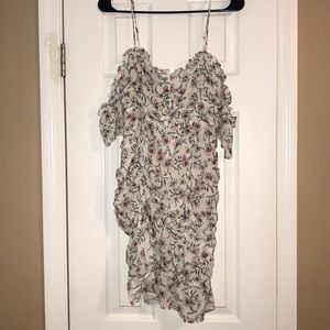 Floral ruffle dress